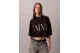 Calvin Klein Graphic Logo Γυναικείο Κοντομάνικο Crop Top Μαύρο