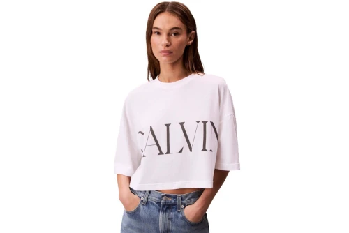 Calvin Klein Graphic Logo Crop Top Κοντομάνικο Γυναικείο (LV047D206G YAA)