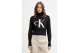 Calvin Klein Γυναικεία Μακρυμάνικη Μπλούζα Μαύρη