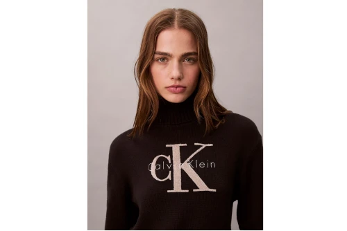 Calvin Klein Soft Chenille Πουλόβερ Με Ψηλό Λαιμό Γυναικείο (LV047D354G UB1)