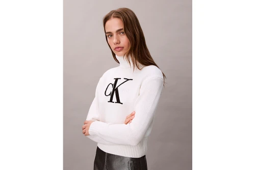 Calvin Klein Soft Chenille Πουλόβερ Με Ψηλό Λαιμό Γυναικείο (LV047D354G YAA)