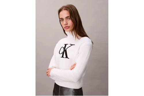 Calvin Klein Soft Chenille Πουλόβερ Με Ψηλό Λαιμό Γυναικείο (LV047D354G YAA)