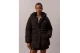 Calvin Klein Γυναικείο Μπουφάν Puffer με Κουκούλα Μαύρο