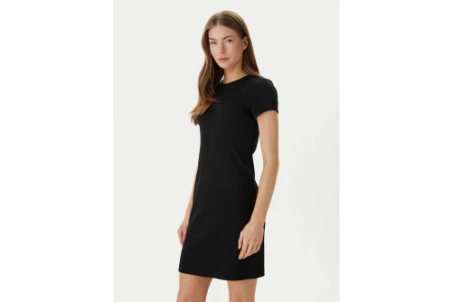 Calvin Klein Monologo Baby Rib Φόρεμα Mini Γυναικείο (LV047F241G UB1)