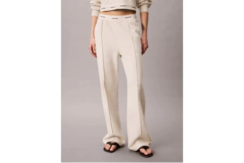 Calvin Klein Logo Waistband Wide Leg Παντελόνι Φόρμας Γυναικείο (LV047G253G P4P)