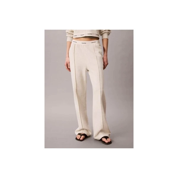 Calvin Klein Logo Waistband Wide Leg Παντελόνι Φόρμας Γυναικείο (LV047G253G P4P)