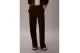 Calvin Klein Logo Waistband Wide Leg Γυναικείο Παντελόνι Φόρμας Καφέ