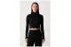 Calvin Klein Baby Rib Crop Logo Tneck (LV047H240G UB1)