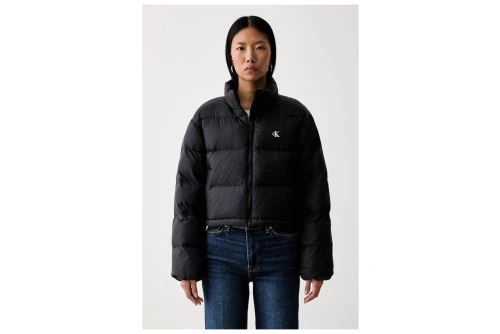 Calvin Klein Essential Cropped Μπουφάν Puffer Γυναικείο (LV047H503G UB1)