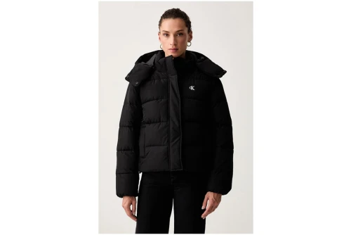 Calvin Klein Short Hooded Μπουφάν Puffer Γυναικείο (LV047H504G UB1)