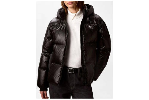 Calvin Klein Quilted Shiny-Effect Down Μπουφάν Puffer Γυναικείο (LV047H514G UB1)