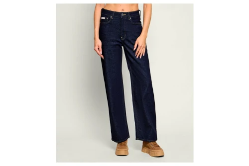 Calvin Klein High Rise Loose Παντελόνι Τζιν Γυναικείο (LV047H936G 46E)