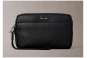 Calvin Klein Raised Logo Pouch Ανδρικό Τσαντάκι Χειρός Μαύρο