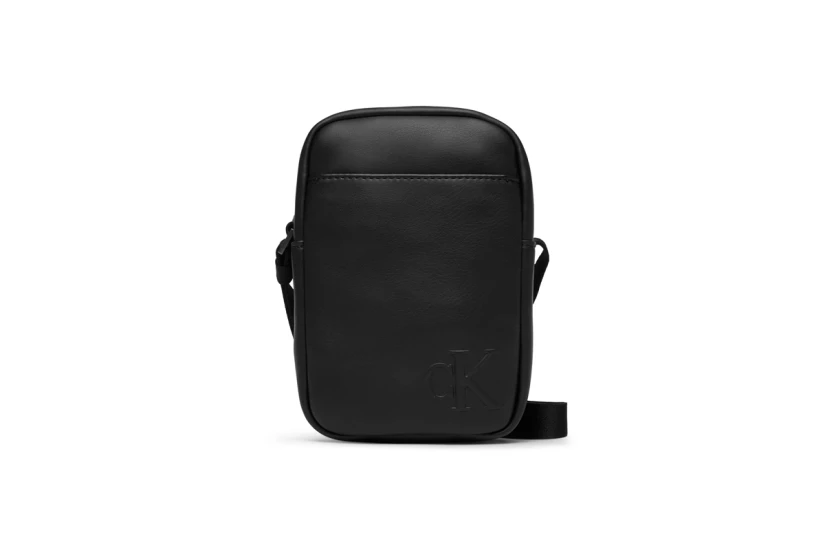 Calvin Klein Bold CK Slim Ανδρικό Τσαντάκι Χιαστί - Ώμου Μαύρο
