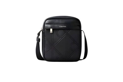 Calvin Klein Embossed Emblem Logo Τσαντάκι Χιαστί - Ώμου (LV04D3331G UB1)