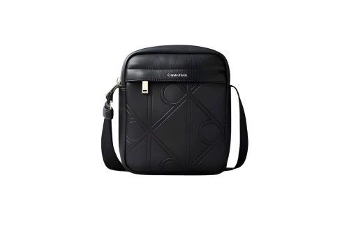 Calvin Klein Embossed Emblem Logo Τσαντάκι Χιαστί - Ώμου (LV04D3331G UB1)