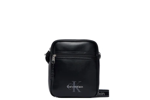 Calvin Klein Monologo Webbing Strap Reporter Τσαντάκι Χιαστί - Ώμου (LV04D3418G UB1)