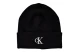 Calvin Klein Signature Logo Χειμερινό Σκουφάκι Μαύρο, Λευκό