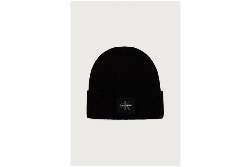 Calvin Klein Monologo Patch Rib Beanie (LV04D8096G UB1)