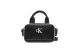 Calvin Klein Contrast Ck Mini Bouletto Τσαντάκι Χιαστί Ώμου - Χειρός Μαύρο, Λευκό