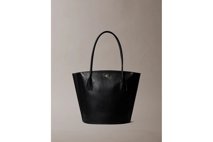 Calvin Klein Monogram Logo Hardware Γυναικεία Τσάντα Tote Μαύρη
