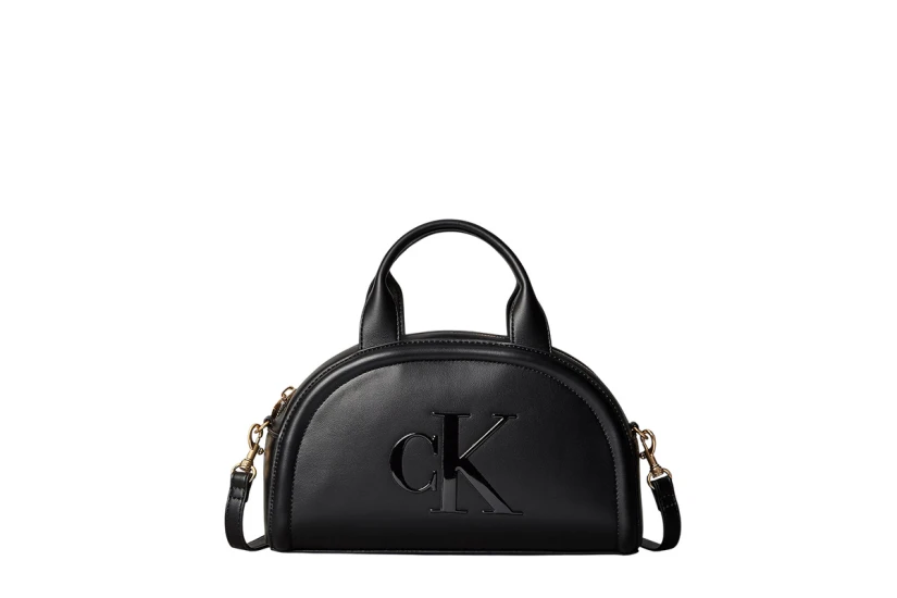 Calvin Klein Signature Monogram Γυναικεία Τσάντα Ώμου - Χειρός Μαύρη