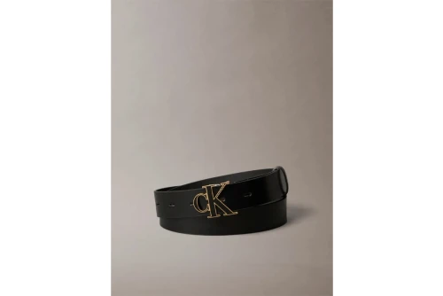 Calvin Klein Full-Grain Leather Logo Buckle Ζώνη Casual (LV04F7073G YIH)