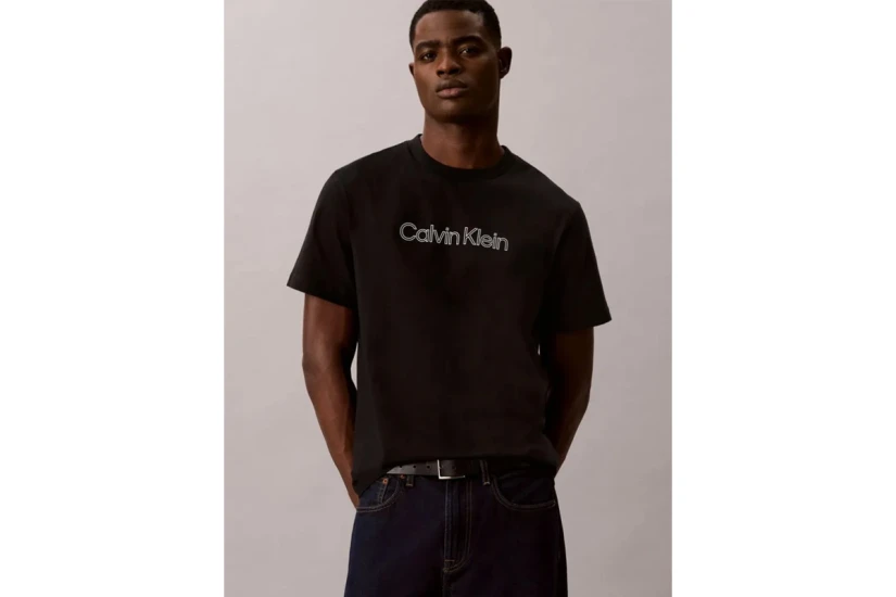 Calvin Klein Relaxed Logo Ανδρικό Κοντομάνικο T-Shirt Μαύρο
