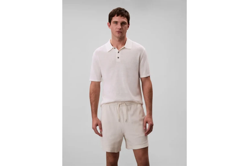 Calvin Klein Waffle Ανδρικό Σορτς Εκρού