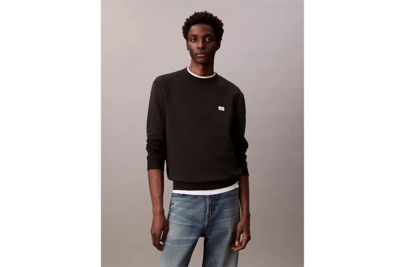 Calvin Klein Ανδρική Μακρυμάνικη Μπλούζα Μαύρη