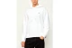 Calvin Klein Cotton Terry Badge Ανδρικό Φούτερ με Κουκούλα Λευκό