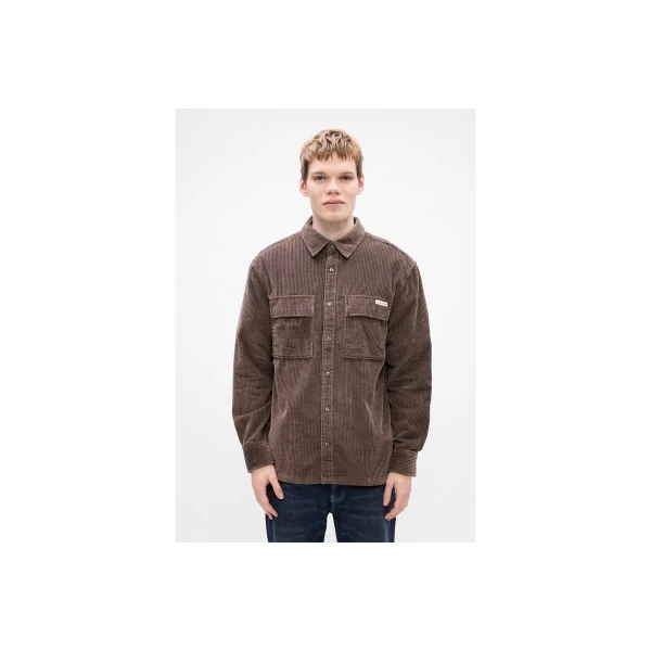 Calvin Klein Corduroy Relaxed Πουκάμισο Μακρυμάνικο Ανδρικό (LV04RD106G PDK)