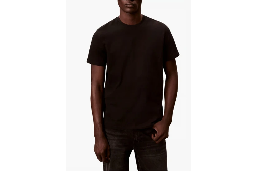 Calvin Klein Monogram Logo Ανδρικό Κοντομάνικο T-Shirt Μαύρο