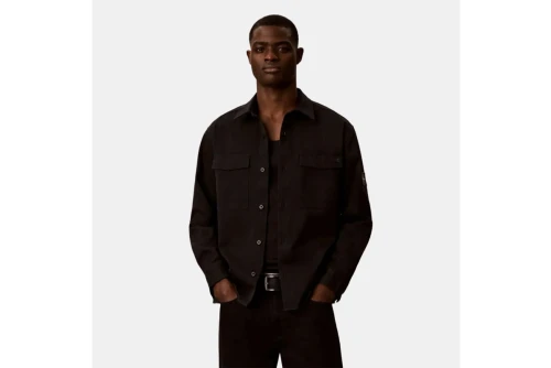 Calvin Klein Cotton Twill Utility Overshirt Πουκάμισο Μακρυμάνικο Ανδρικό (LV04RG121G UB1)