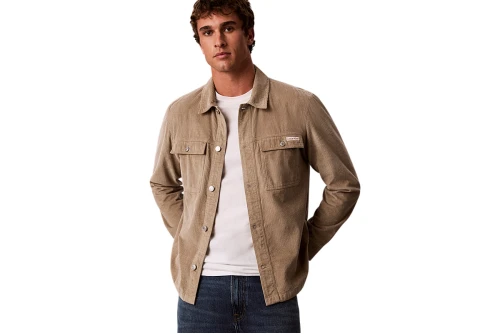 Calvin Klein Relaxed Corduroy Πουκάμισο Μακρυμάνικο Ανδρικό (LV04RH115G HMT)