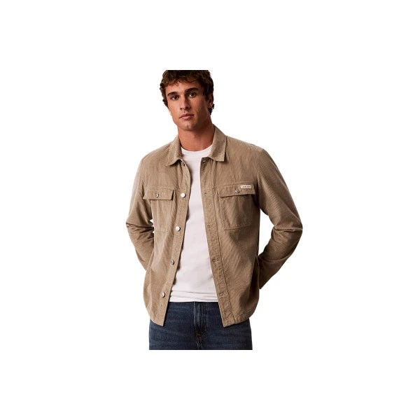 Calvin Klein Relaxed Corduroy Πουκάμισο Μακρυμάνικο Ανδρικό (LV04RH115G HMT)