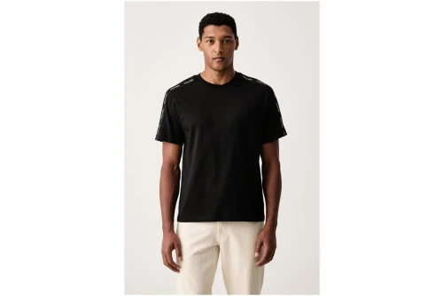 Calvin Klein Logo Tape T-Shirt Ανδρικό (LV04RH201G UB1)