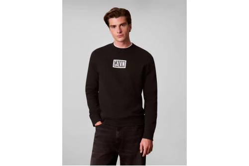 Calvin Klein Cotton Terry Logo Μπλούζα Με Λαιμόκοψη Ανδρική (LV04RH248G UB1)