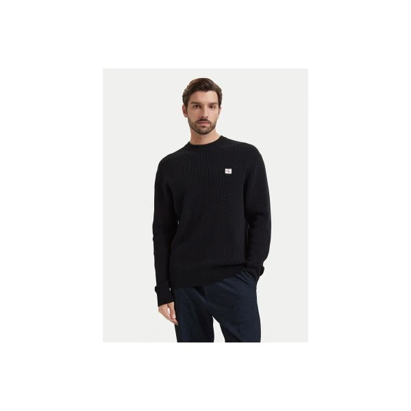 Calvin Klein Classic Cotton Waffle Knit Πουλόβερ Ανδρικό (LV04RH326G UB1)