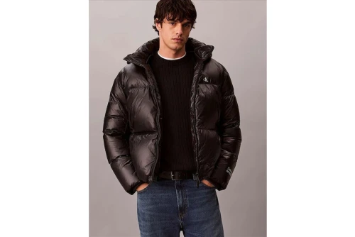Calvin Klein Shiny Nylon Down Μπουφάν Puffer Ανδρικό (LV04RH505G UB1)