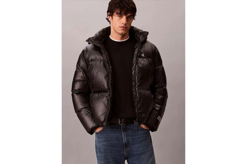 Calvin Klein Shiny Nylon Down Μπουφάν Puffer Ανδρικό (LV04RH505G UB1)