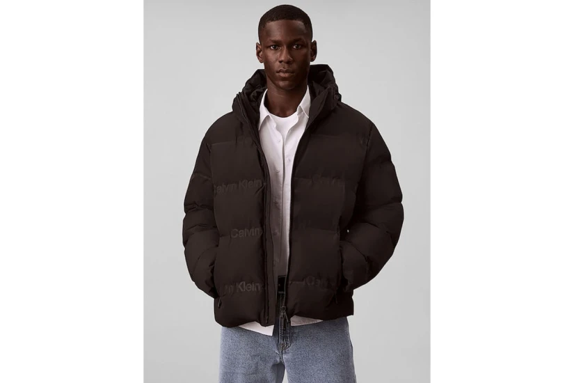 Calvin Klein Ls Rlxd Logo Heat Seal Down Puff (LV04RH523G UB1)