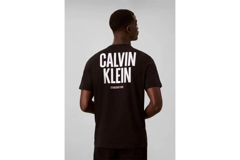 Calvin Klein Logo Graphic Ανδρικό Κοντομάνικο T-Shirt Μαύρο