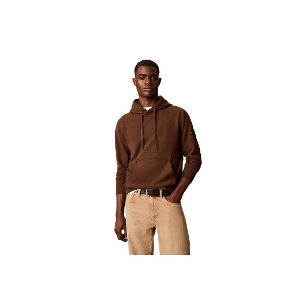 Calvin Klein Cotton Terry Badge Hoodie Ανδρικό (LV04RJ201G WFM)