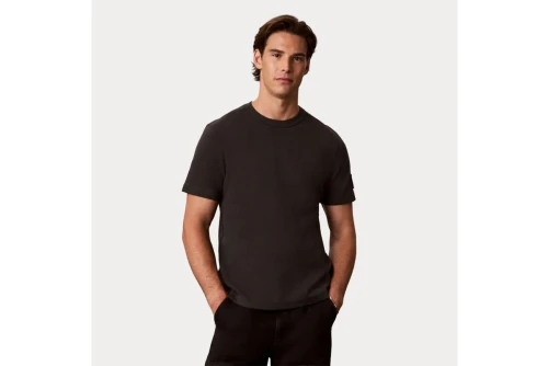 Calvin Klein Monologo Patch Classic Waffle Knit T-Shirt Ανδρικό (LV04RJ208G 8MN)