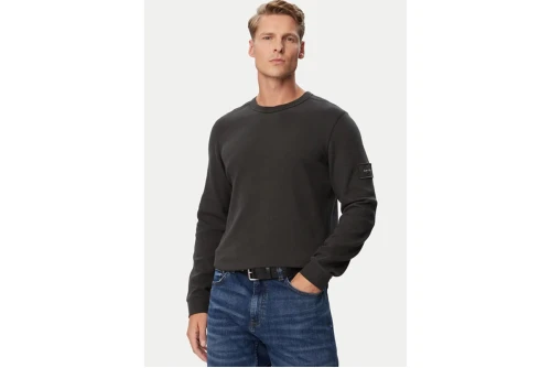 Calvin Klein Waffle Monologo Μπλούζα Με Λαιμόκοψη Ανδρική (LV04RJ209G 8MN)