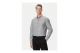 Calvin Klein Solid Classic Oxford Ανδρικό Μακρυμάνικο Πουκάμισο Γκρι