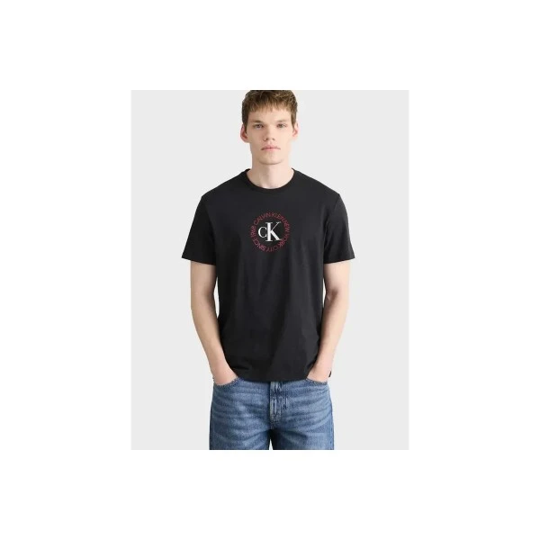Calvin Klein Word Circle Graphic T-Shirt Ανδρικό (LV14RE816G UB1)