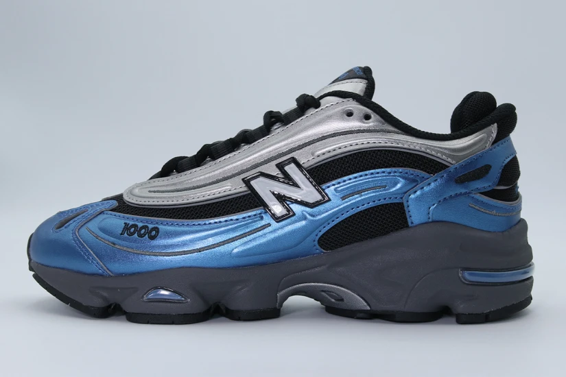 New Balance 1000 Unisex Sneakers Ασημί, Μαύρα, Μπλε, Ανθρακί