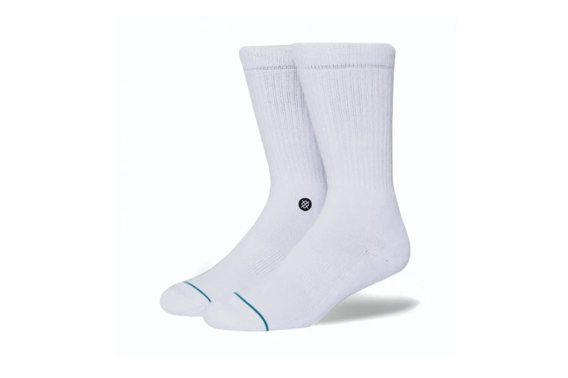 Stance Icon Unisex Κάλτσες μέχρι τη Γάμπα Λευκές